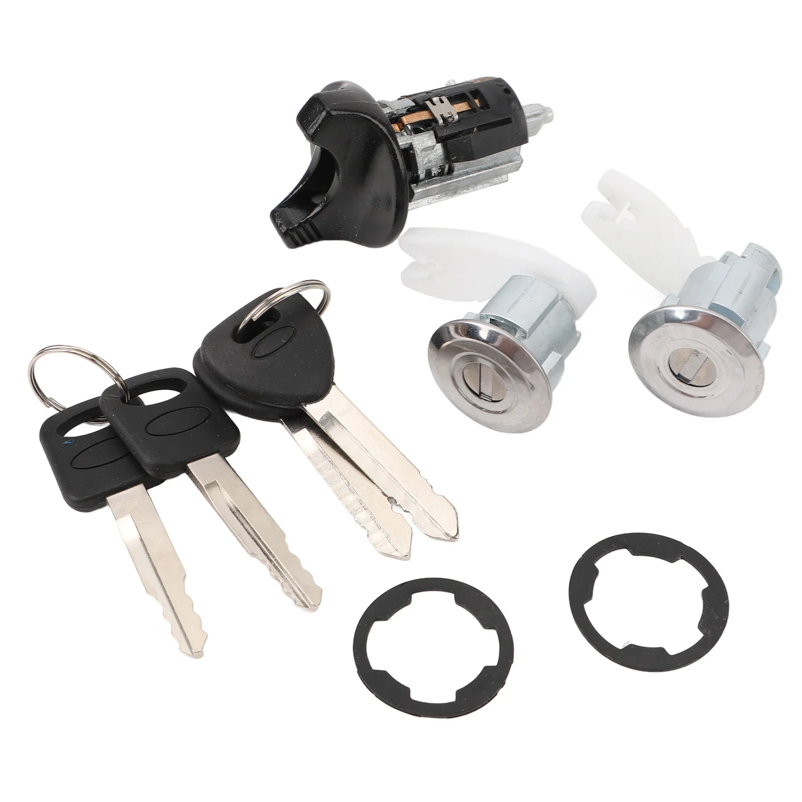 

Ignition Door Lock Cylinder Set with Keys High Performance Smooth Operation F2UZ1522050A for Bronco Ranger Aerostar