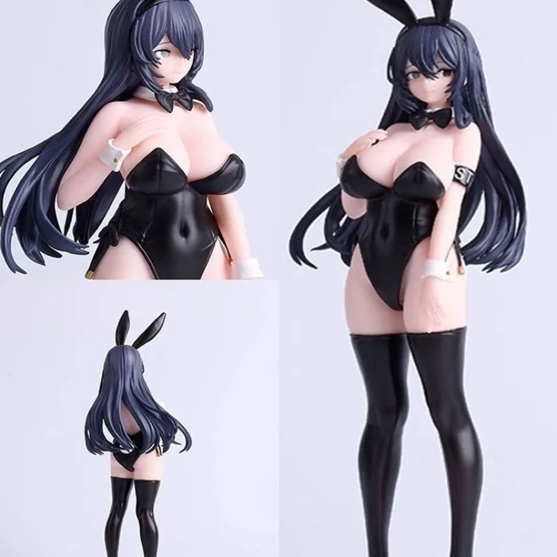 25 cm B volle japanische Sexy Nude Girl Kuro Bunny Kouhai chan Maske ver1/7 PVC Action Figure Spielzeug Erwachsene Sammlung Modell Puppe geschenk