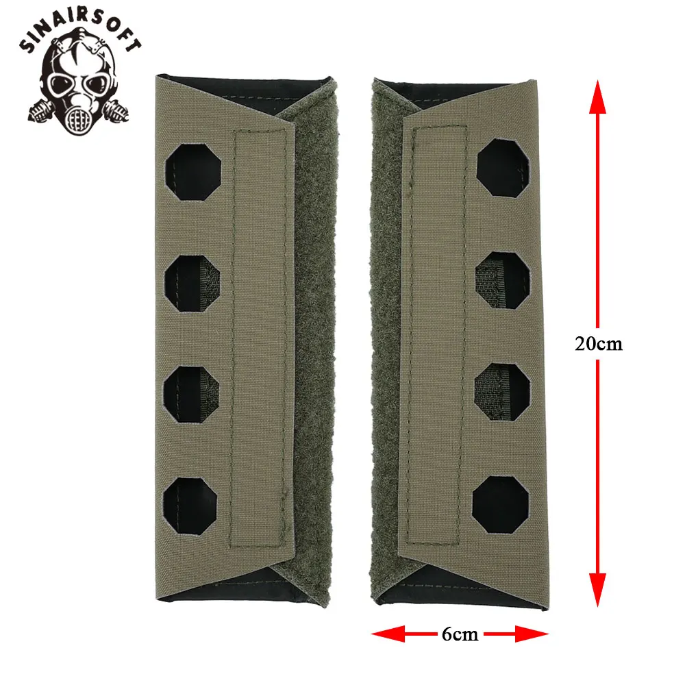 SINAIRSOFT Almohadillas tácticas para hombros Airsoft de chaleco - imagen 2