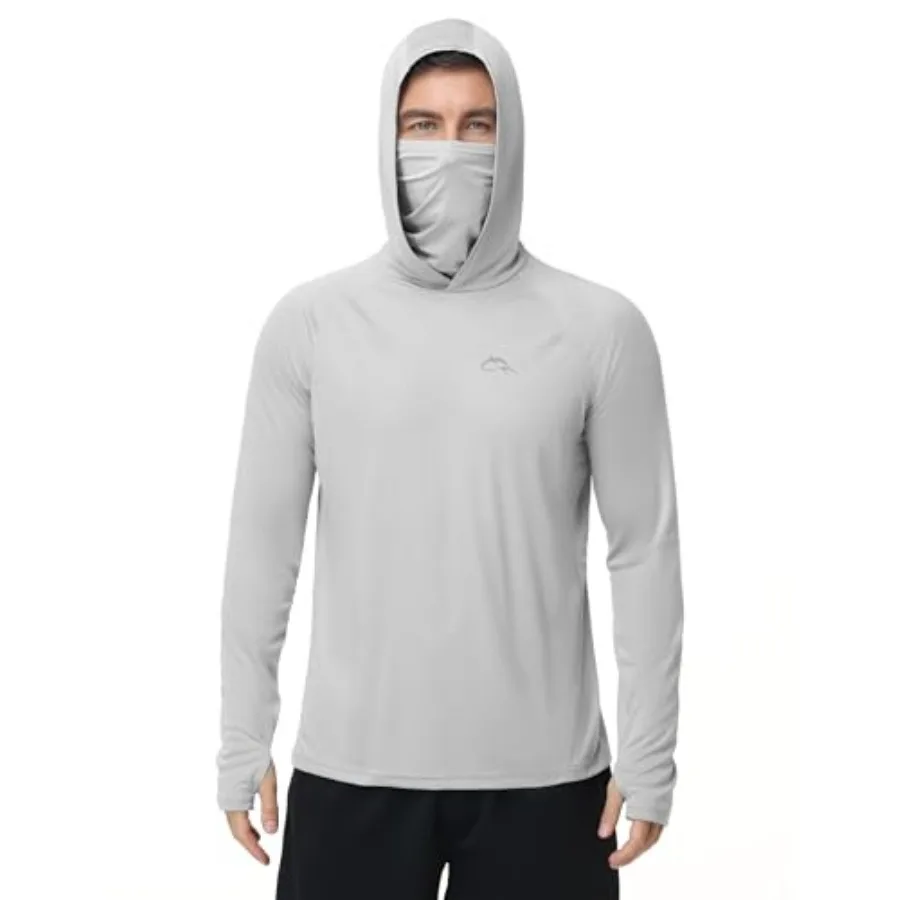 FISHEAL Men's UV Protection Quick Dry Sun Hoodie