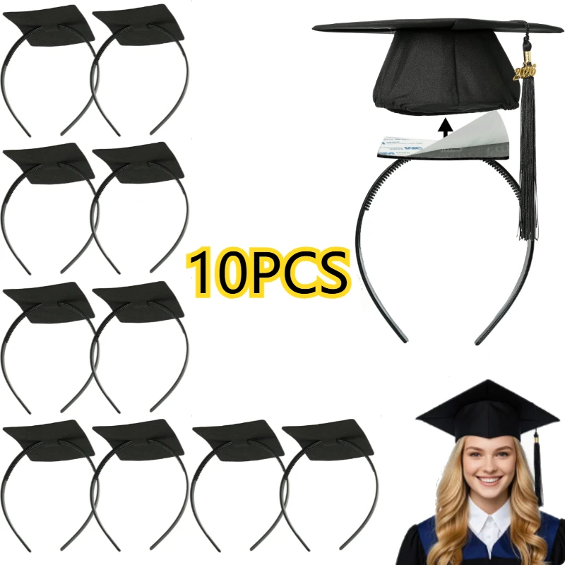 20PCS Graduation Cap Headband Insert-Anti-Fall Grad Cap Headband for Curly Hair,Graduation Hat Hair Band Accessories wholesale