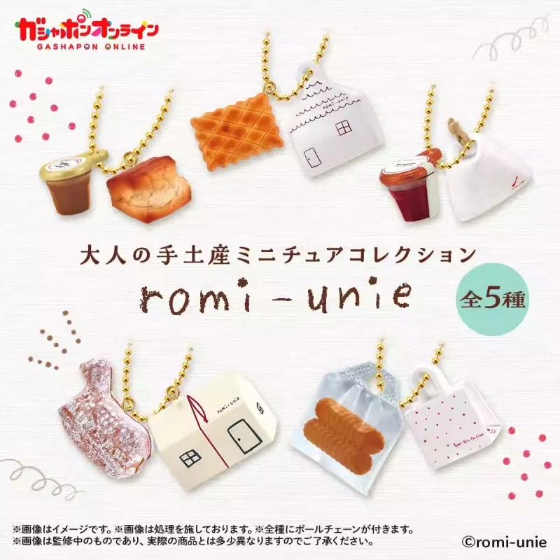 

Bandai Original 5Pcs Gashapon ミニチュアコレクション romi-unie Toys For Kids Gift Collectible Model Ornaments