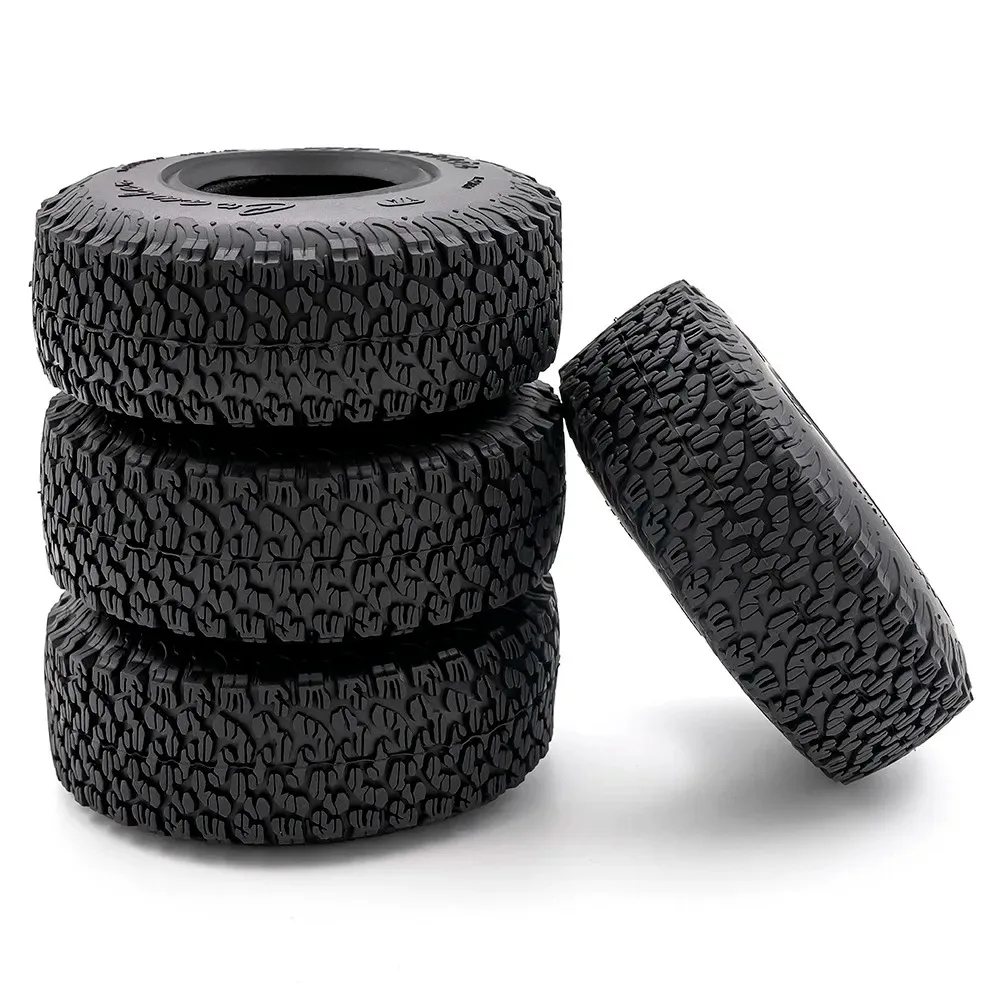 4pcs 1.9" 110x45mm Rubber RC Crawler Tyres for 1/10 TRX4 Axial SCX10 Wraith RC4WD Yikong RGT Wrangler Upgrade Parts 3