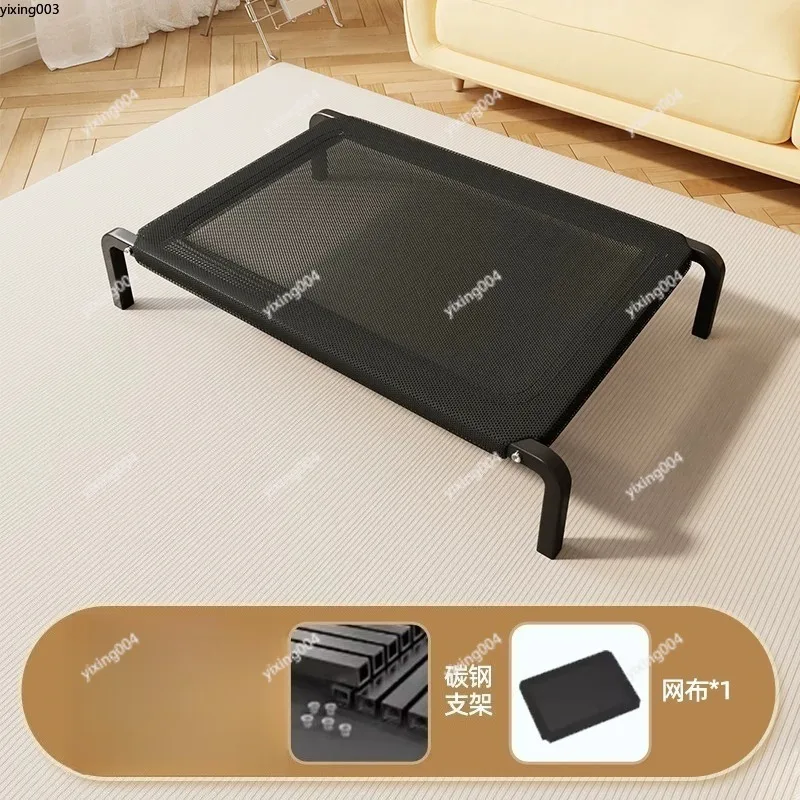 Elevated Pet Bed Removable Washable Cushion Moisture‑proof Dog Bed for Medium Large Small Dogs