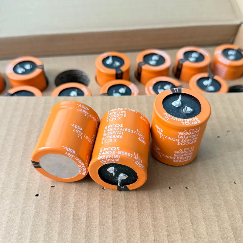 560UF 450V B43652B5567M 450V560UF imported orange LL long-life capacitor 35X40