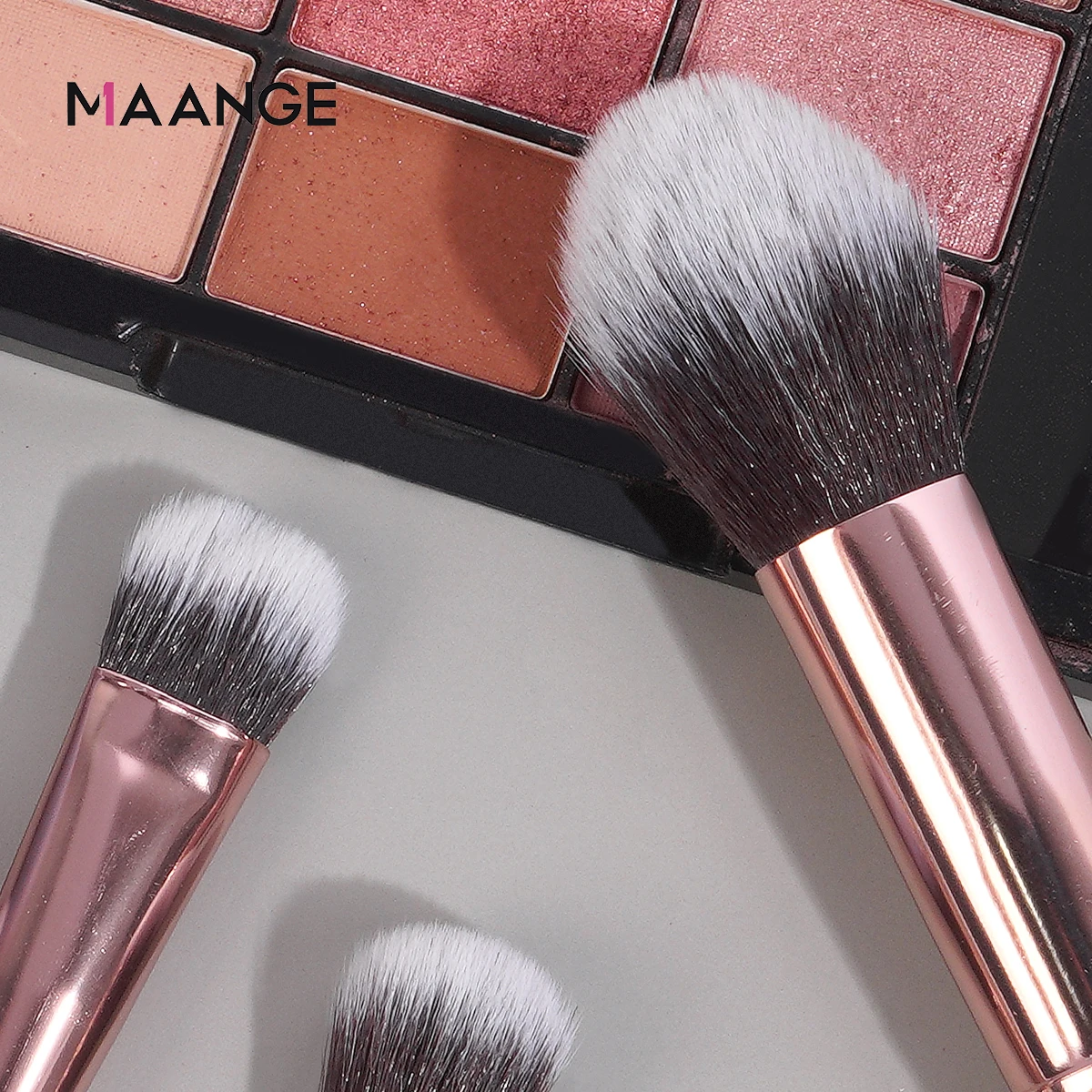 Maange 20pcs Makeup Brushes Set Cosmetic Foundation Powder Blush Eye Shadow Lip Make Up Brush Blending Tools For Women Beginner