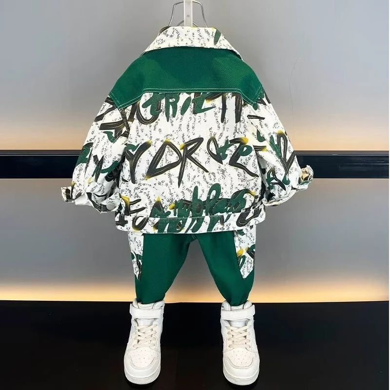 New Spring Autumn Fashion Baby ClothesSets  For Boys Children Boys Jacket Pants 2Pcs/Toddler Casual Clothing Kids Tracksuits