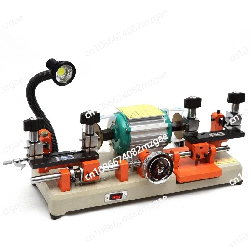 238BS Manual Vertical Horizontal Double Head External Milling Groove Copy Machine with King Kong Flagpole and Key
