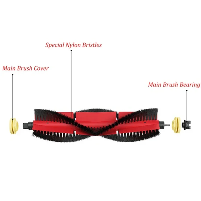 فلتر Hepa فرشاة الأسطوانة الجانبية الرئيسية ، ممسحة القماش ل شاومي Mijia Roborock ، S5 ماكس ، S6 MaxV ، أجزاء مكنسة كهربائية نقية ، الملحقات