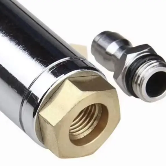 1-piece-silver-stainless-steel-rotating-turbo-nozzle-5000psi-with-1-4-quick-connect-for-high-pressure-washer-dirt-removal-tool