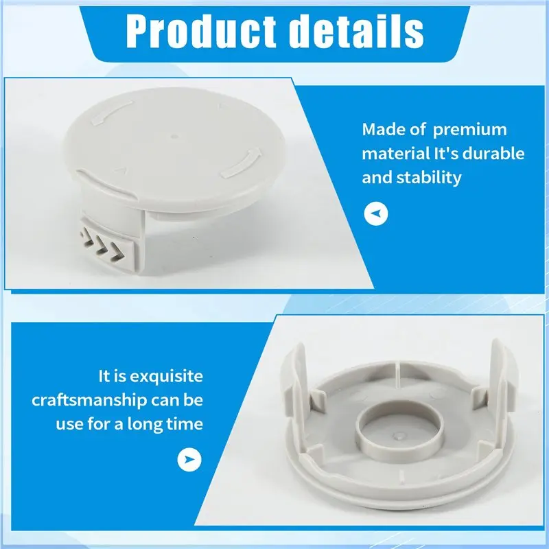[ABFI!】 Replacement Cap, 993373001 AC14HCA Replacement Spool Cap For Ryobi One+ 18V, 24V, 40V Cordless Trimmers