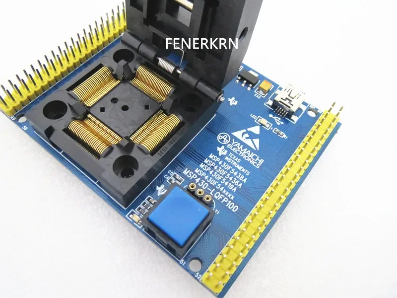 

MSP430F5438 MSP430F5436/5419 Испытательное сиденье IC Испытательный стенд для гнезда