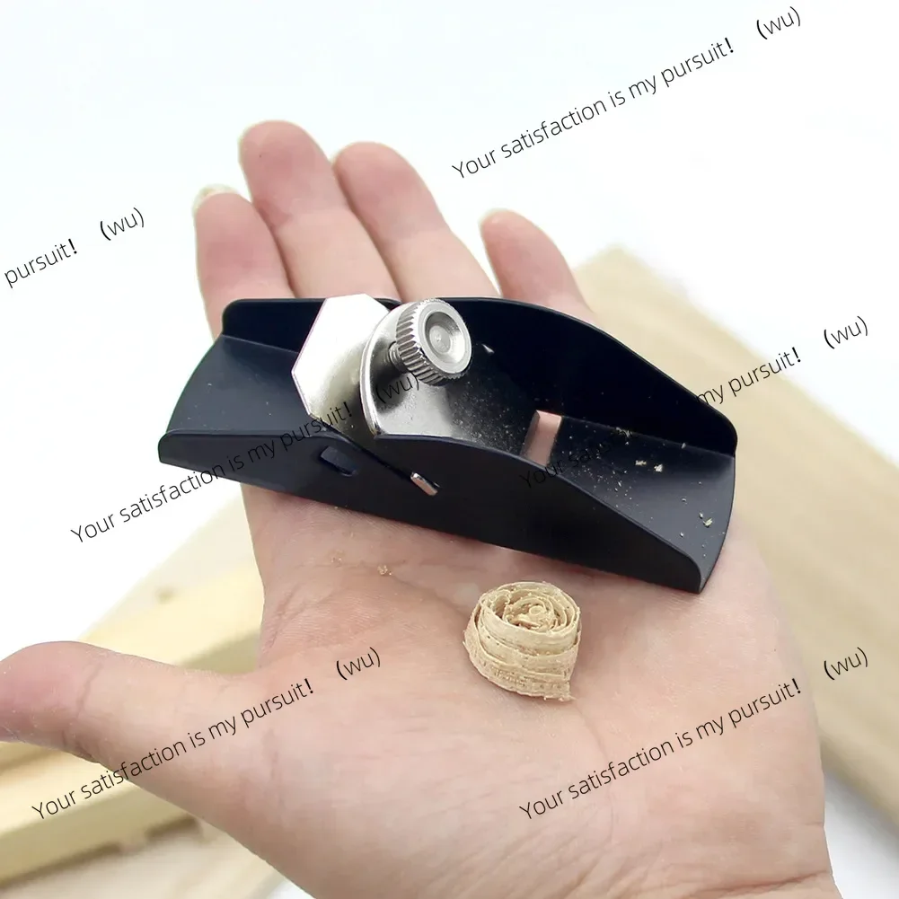 Mini Hand Planer Professional Woodworking Adjustable Flat Bottom Precise Manual Wood Planer for Wood Craft Processing Carving