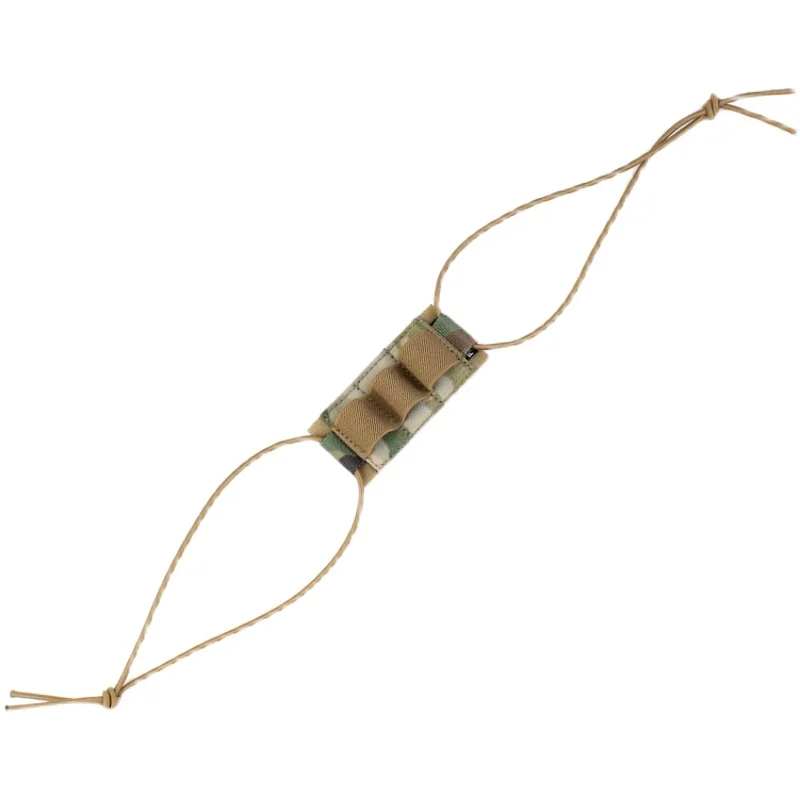 Tactical Helmet Battery Elastic Lanyard Night Vision Goggles Cable Storage Magic Sticker CR123A Battery Divider OT03