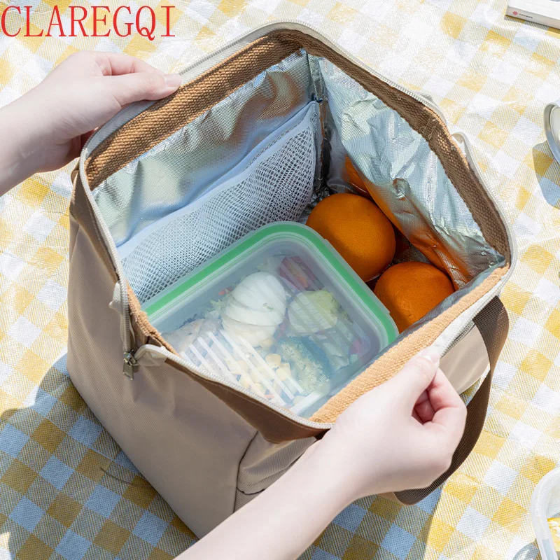 lunch bags for kids lunch box bag small insulated lunch bag large capacity Reusable Return to school go to work picnicand travel