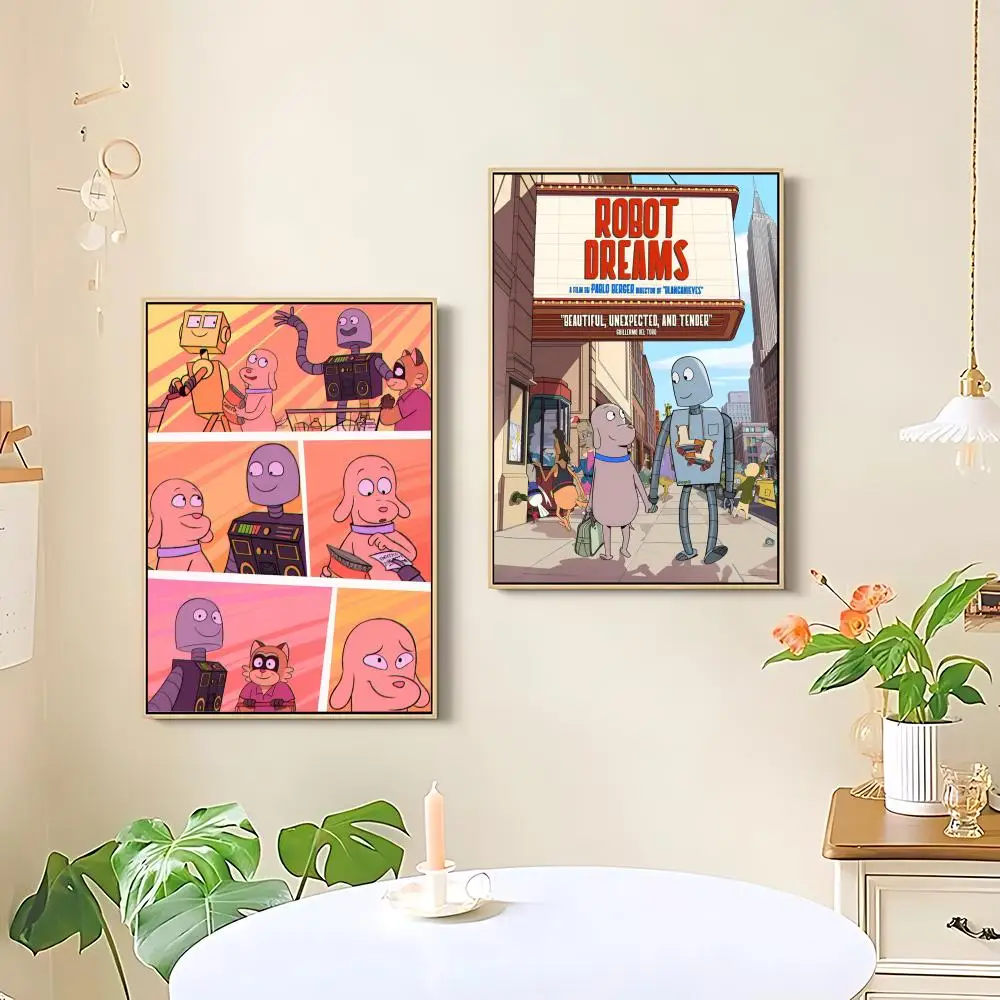 Anime Hot R-Robot D-Dreams Poster HD art sticky wall waterproof home living room bedroom bar aesthetic decoration