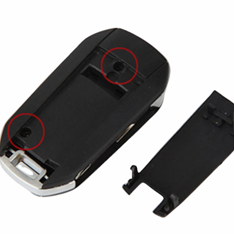 FLYBETTTER OEM 2ボタン交換用キーケース改造フリップ折りたたみリモートキーシェル プジョー206 207 シトロエンC2用