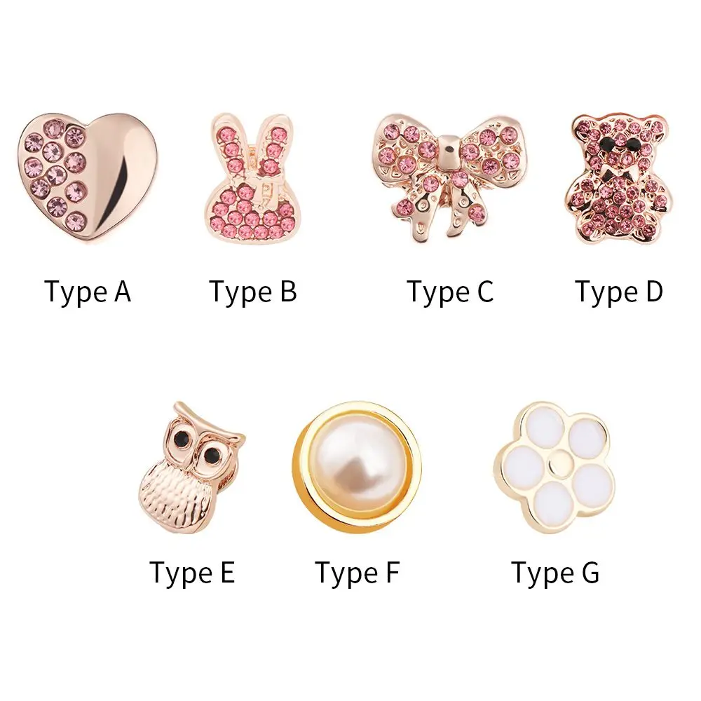 Devices Bracelet Decor Silicone Strap Decorative Nails Jewelry Accessories Rubber Bracelet Decoration Watchband Ornament