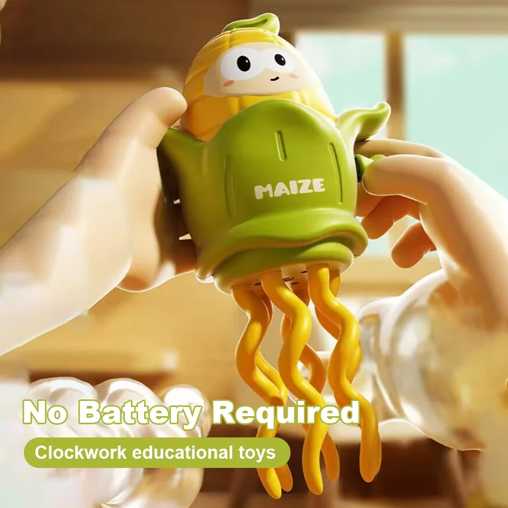 Creatief educatief speelgoed Slijtvast Cartoon Maïs Dansspeelgoed Kinderspeelgoed voor stress Magische draaiende dansende maïs Octopus