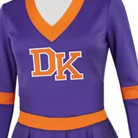 Megan Fox Jennifer’s Body Purple High School Cheerleader Costume Jennifer Check Cheerleading Uniform Girl Competition Skirt Set 6