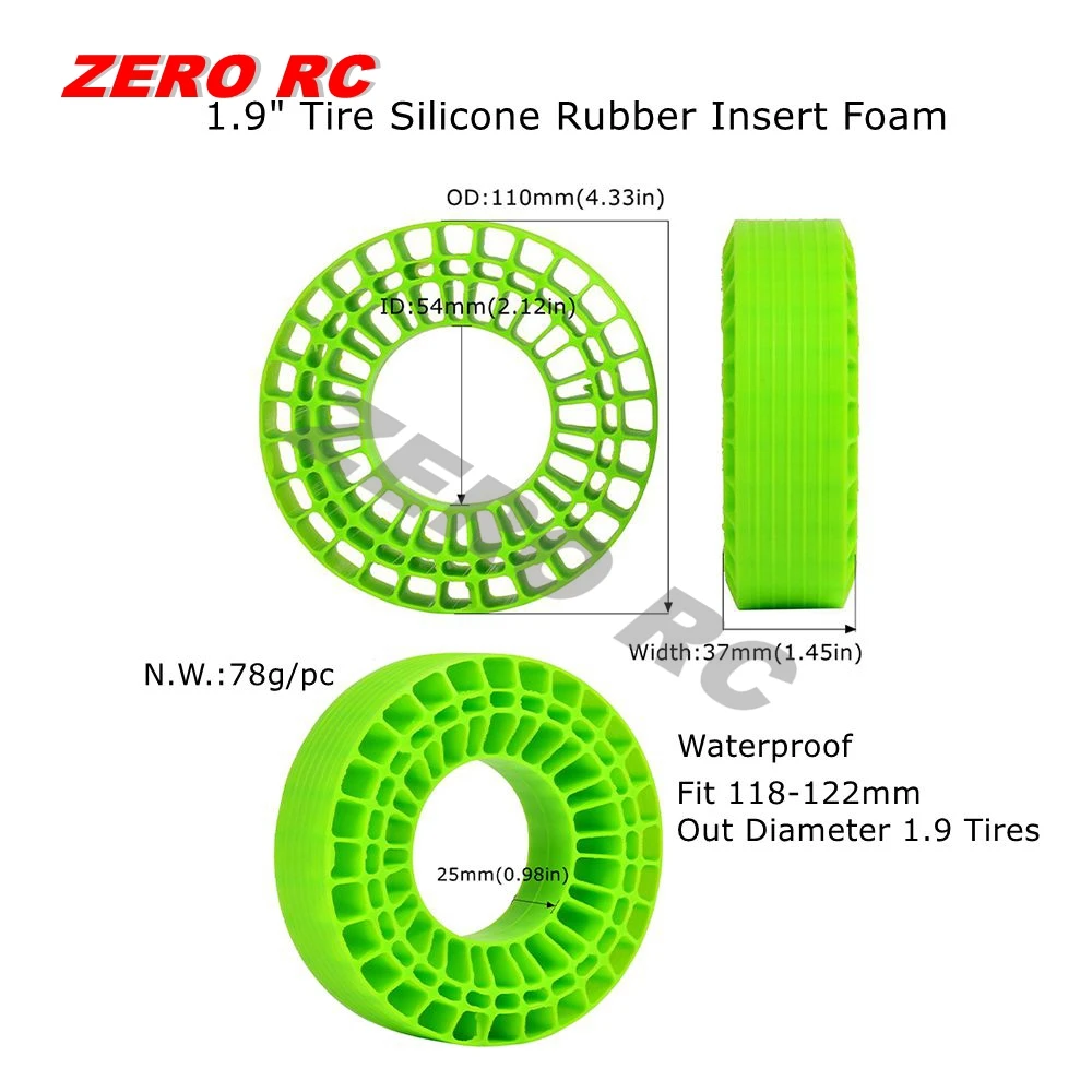 Lot De 4 Inserts En Mousse Pour Pneus De Voiture RC, 3 Couches Creuses Etanches Et Resistantes A Temperature 94380558 Lot De 4 Inserts En Mousse Pour Pneus De Voiture RC, 3 Couches Creuses Etanches Et Resistantes A Temperature 94380558