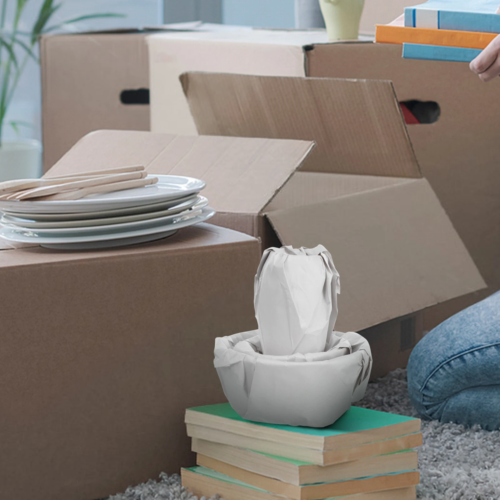Moving Packing Paper: Fiber Structure Protects Glassware Dishes Fragile Items Removal Supplies Home Move Wrapping