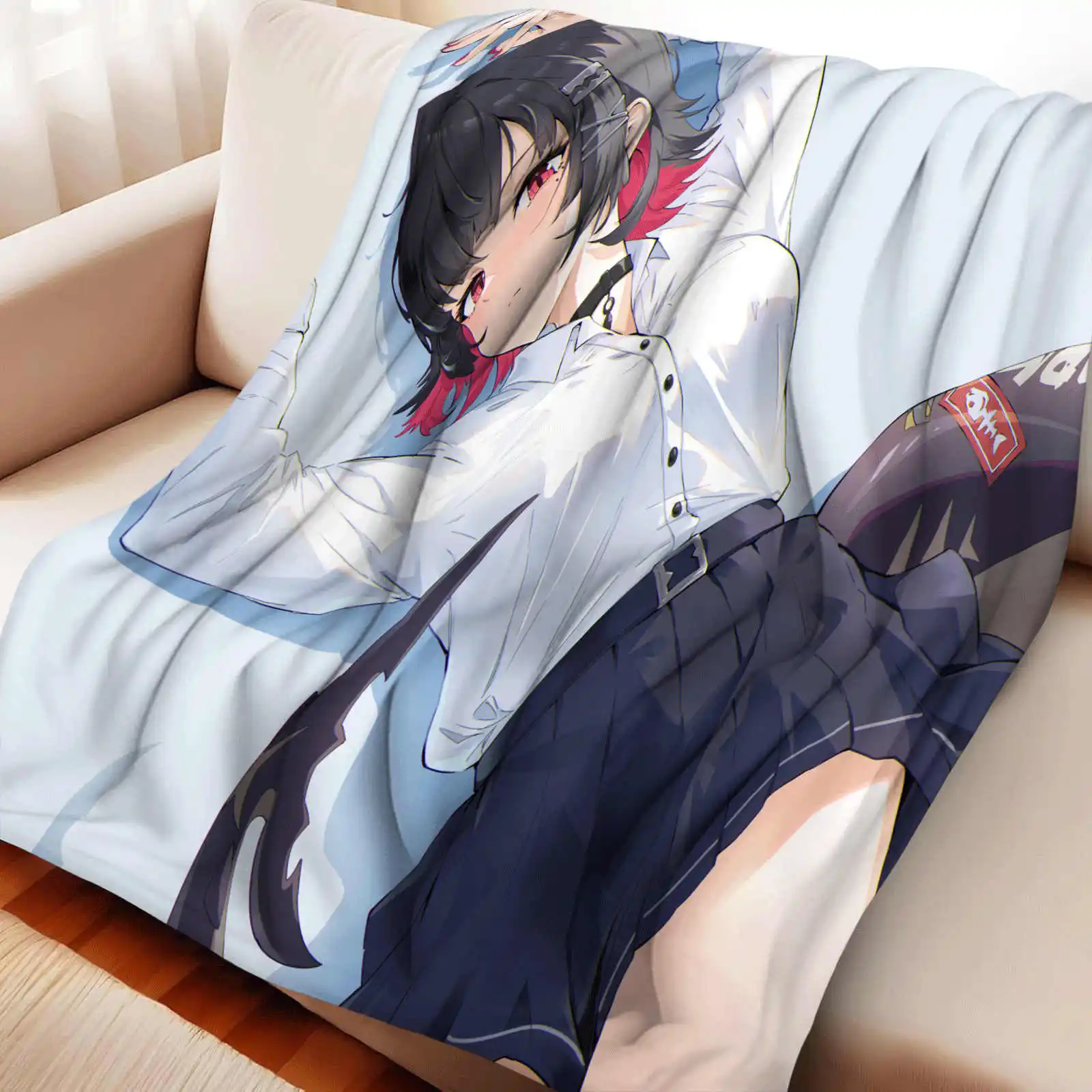 

Joe Throw Blanket Aesthetic Portable Home Travel Camping Sofa Picnic Thick Warm Flannel Blanket