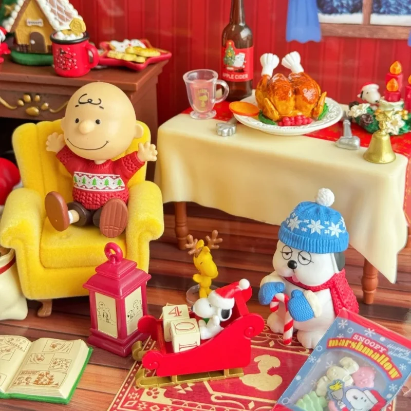 الأصلي ريمينت سنوبي ليلة عيد الميلاد Miniaturization الهدايا أيام الشتاء الدافئة إعادة معالجة Shokugan الديكور هدية الكريسماس لعبة