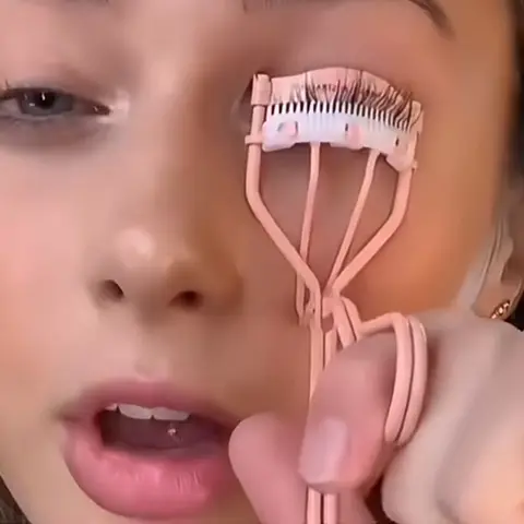 Bigodino per ciglia con pettine incorporato bigodino per ciglia separato ciglia senza crimpare rasoio per sopracciglia In acciaio inossidabile trucco per occhi per ciglia