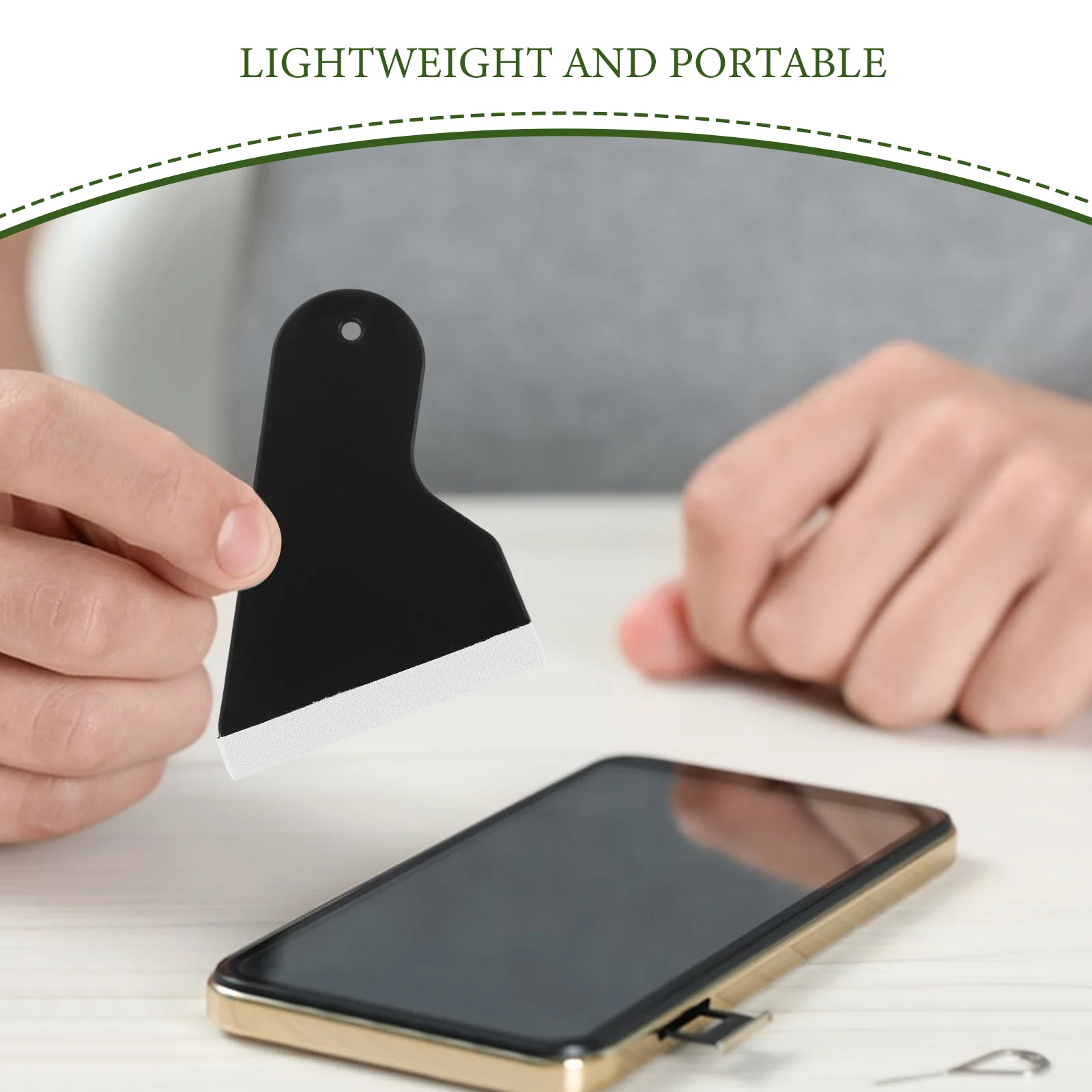 

Набор инструментов для установки защитных пленок на экран телефона, 25 шт.: мягкий скребок-шпатель для плоских и изогнутых экранов, салфетка из микрофибры для чистки