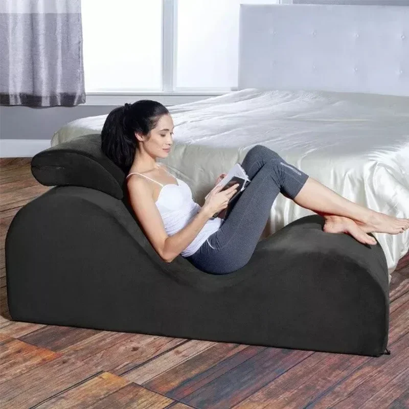 

Simple and multi-functional folding sitting and lying sofa dual-purpose combination sponge bed backrest pad