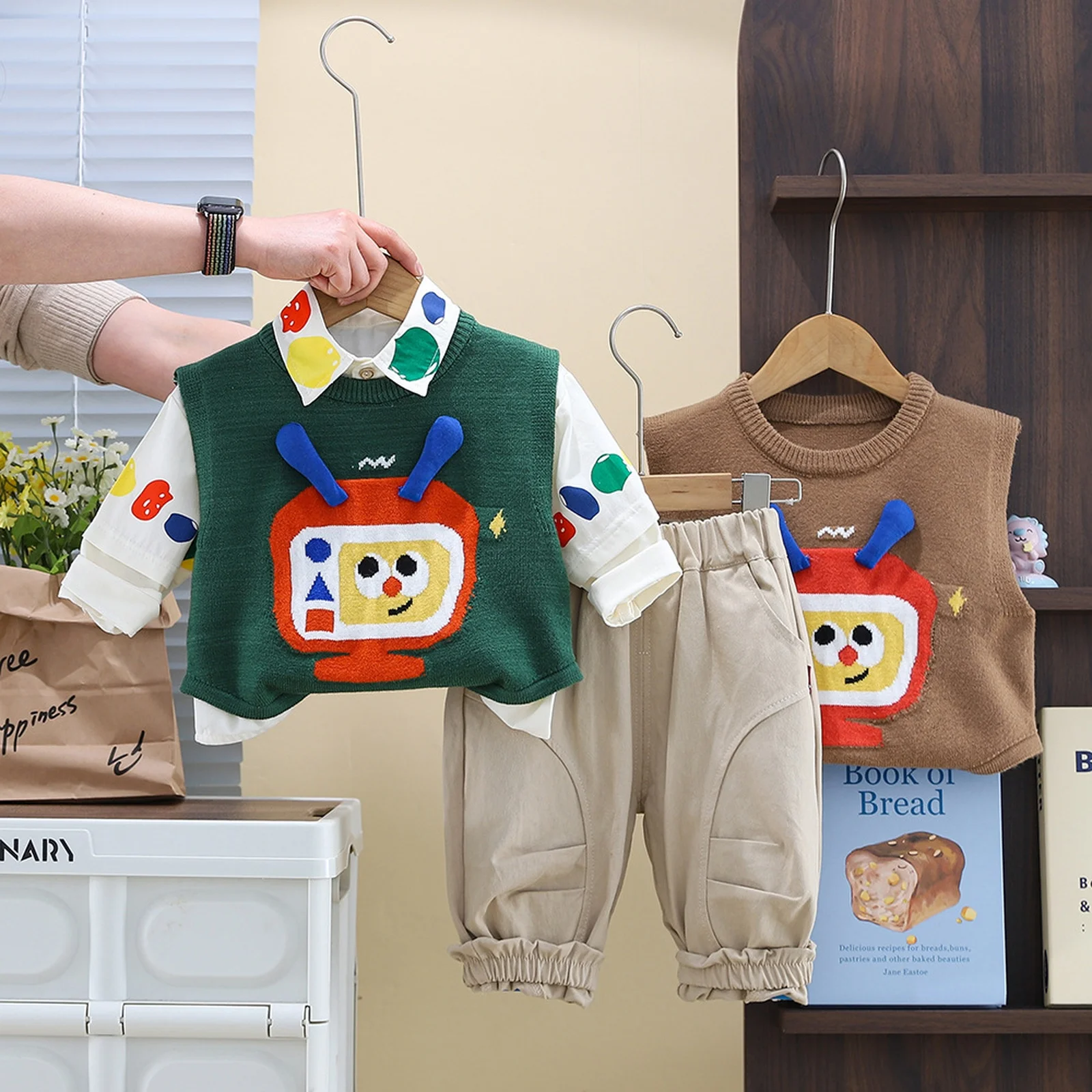 

New Autumn Winter Baby Jacket Warm Coat Clothes Suit Kids Casual Long Sleeve Set Comfortable Daily Wear Kids Boutique Clothes