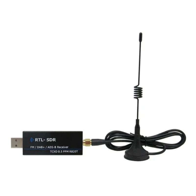 Wide Frequency Ranges Digital SDR Receiver USB Interfaces 100Khz-1.7Ghz Full Bands Software Radio Receiver Durable Easy Install