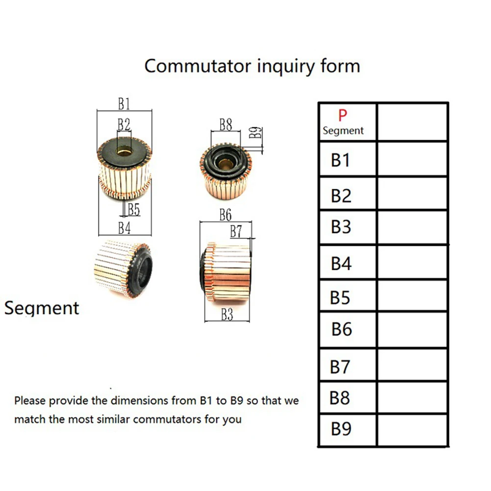 Boost Your Motor S Performance Copper Electrical Electrical Motor Commutator Groove Type P Teeth X X Mm Accessory