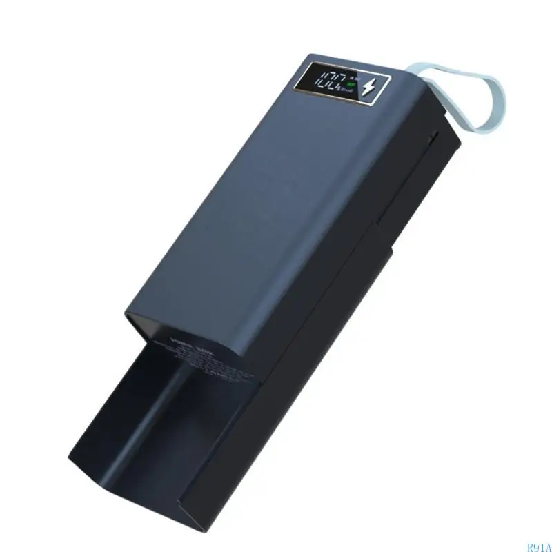 R91A 1 SET T21 Versão CAIXO BATERAGEM CAIXA BATERAGEM DIY POWER BANCO DO TEMPOR BANCO MÁXIMO 5V-2.1A