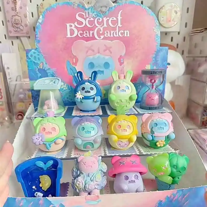 

Ghost Bear Shinwoo The Secret Bear Garden Blind Box Toys Mystery Box Mistery Action Figure Surpresa Model Toys Birthday Gift