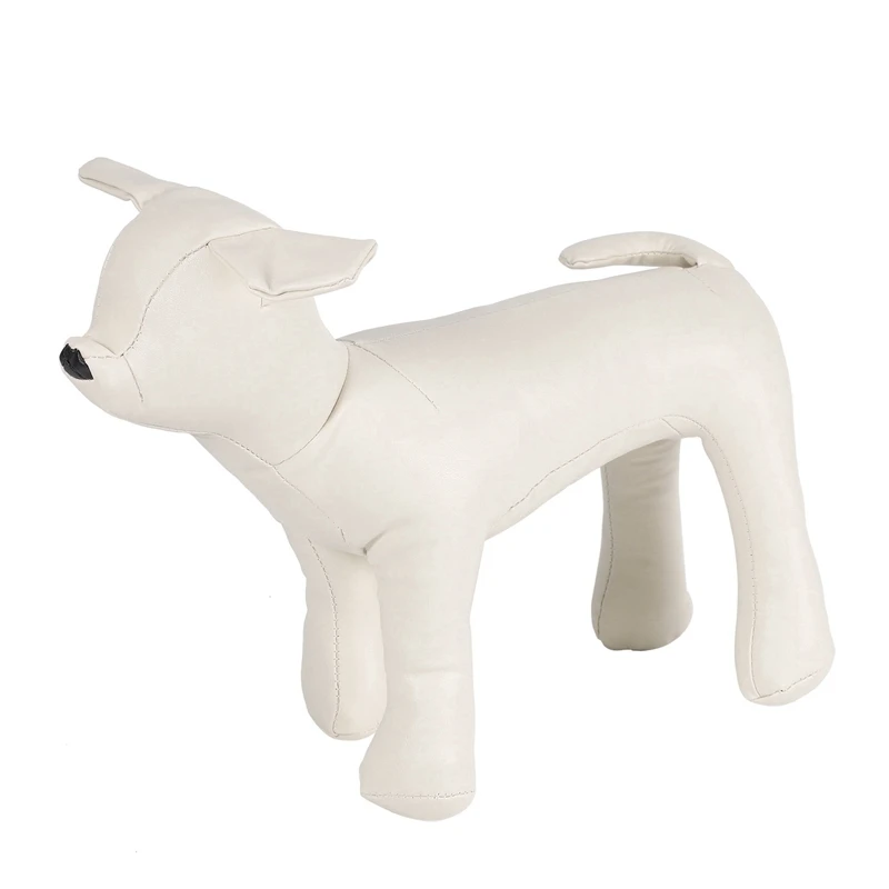 

Leather Dog Mannequins Standing Position Dog Models Toys Pet Animal Shop Display Mannequin