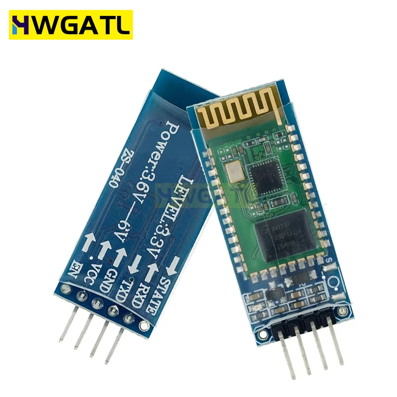 HWGATL  NEW HC-05 HC 05 hc-06 HC 06 RF Wireless Bluetooth Transceiver Slave Module RS232 / TTL to UART converter and adapter