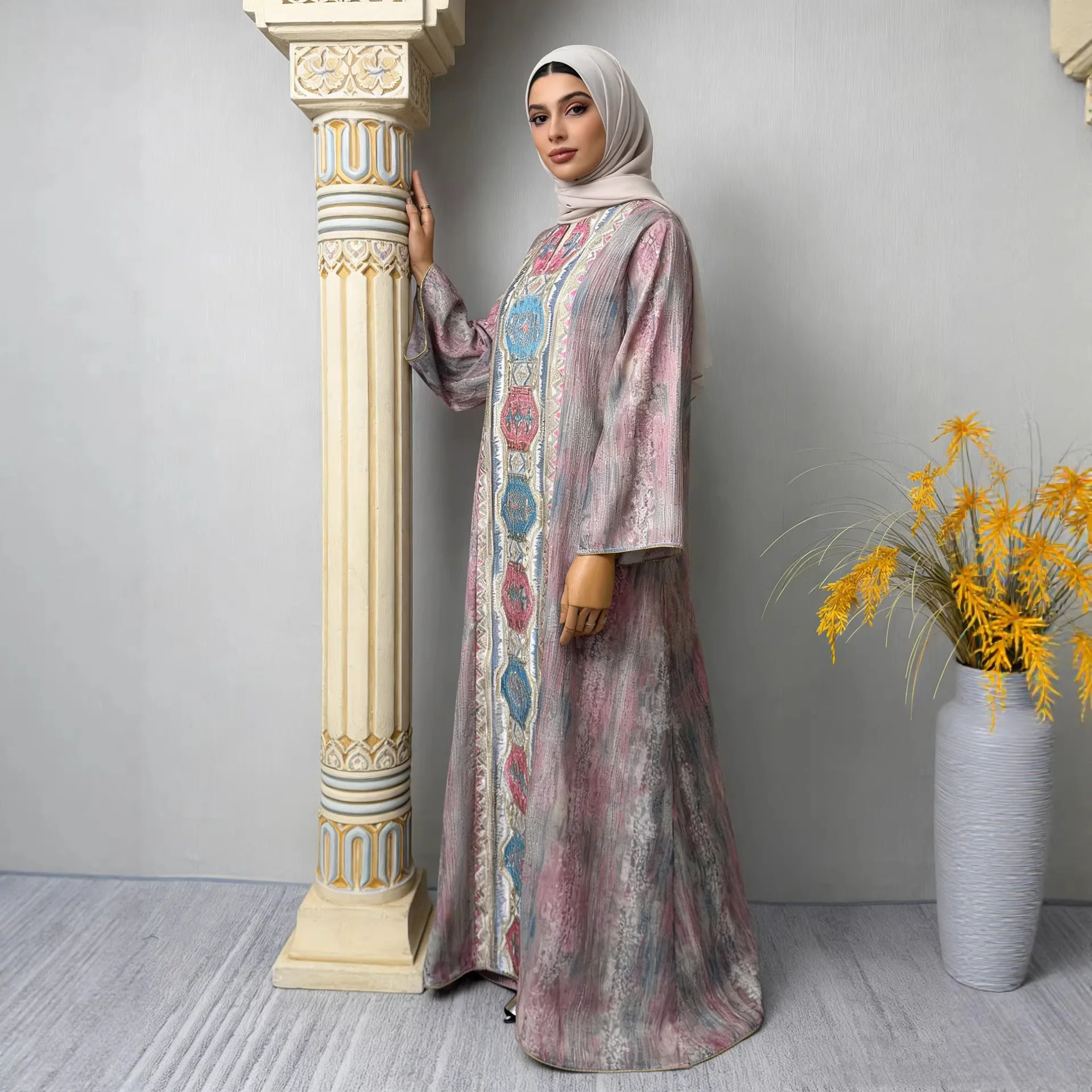 

Eid Abaya Women Dress Embroidery Kaftan Jalabiya Party Muslim Dubai Vestidos Largo Ramadan Morocco Caftan Long Robe Abayas 2026