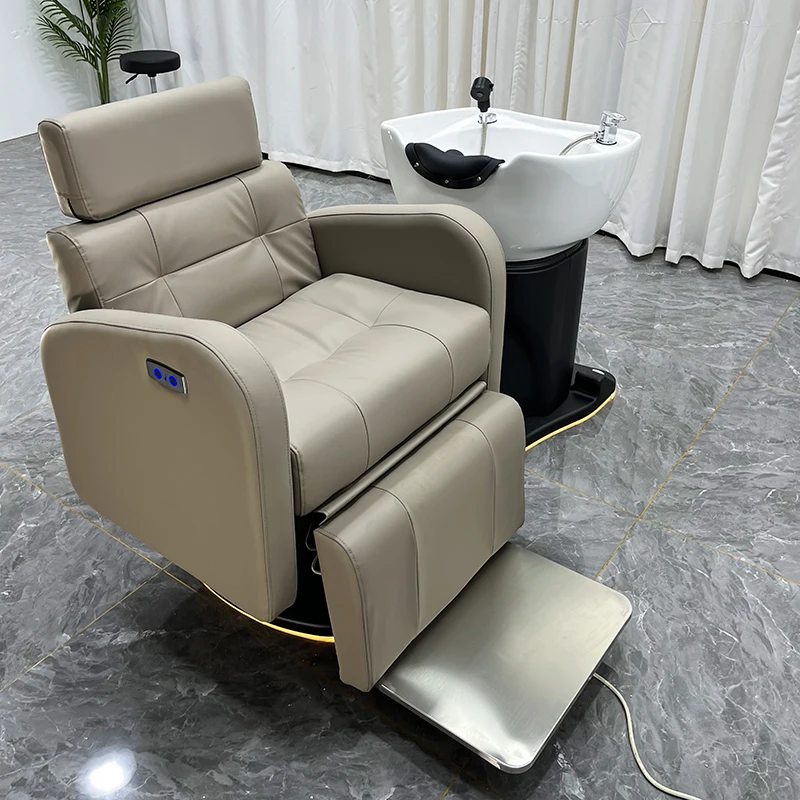 Special scalp treatment for hair cutting seat, reversing hair chair