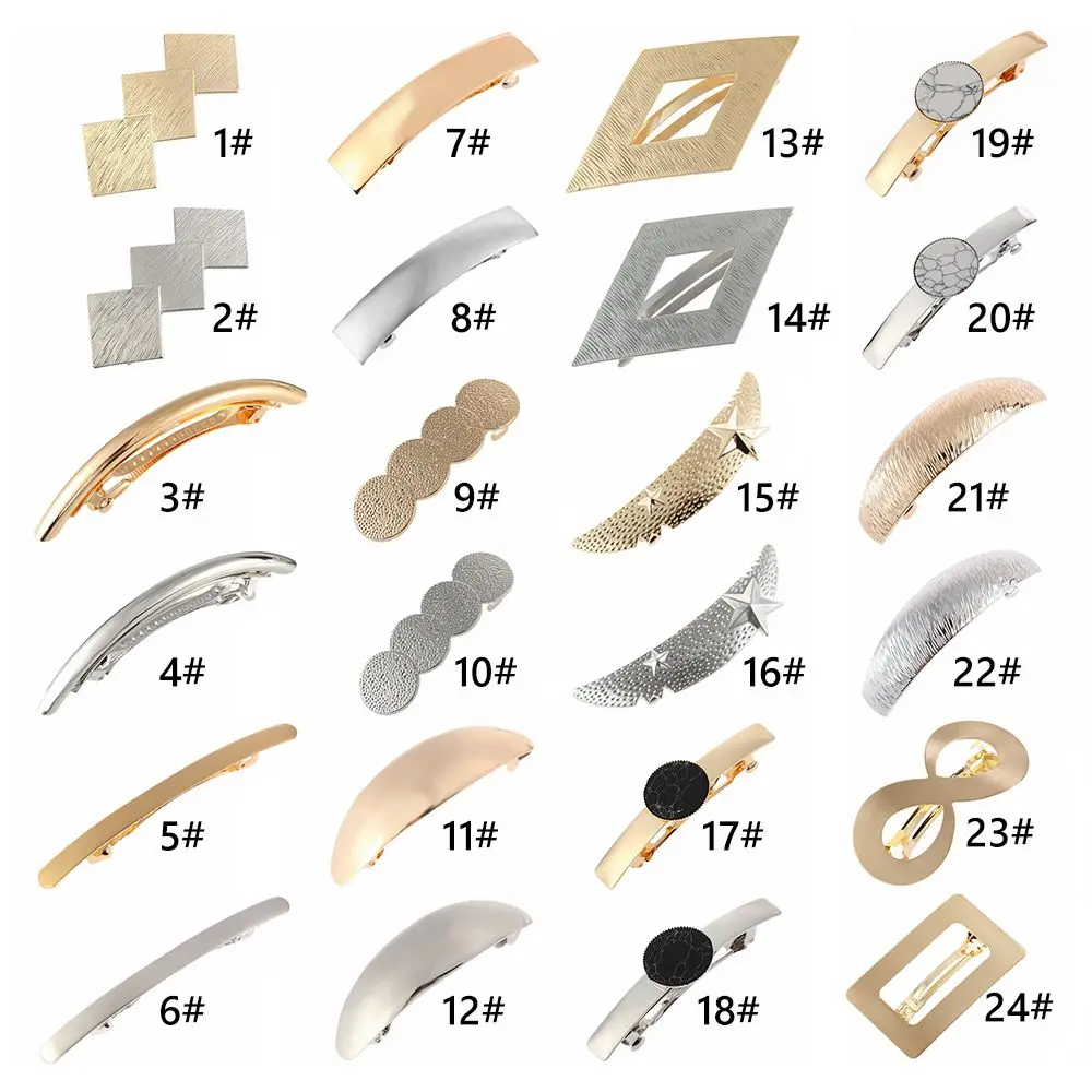 الكورية Hairgrip ذيل حصان حامل مشبك الشعر الفتيات دبابيس الشعر ذيل الحصان أغطية الرأس مقاطع الشعر المعدنية