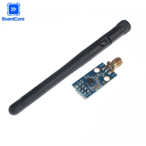 1 ensemble de modules sans fil CC1101 433MHz avec antenne SMA, Module émetteur-récepteur sans fil