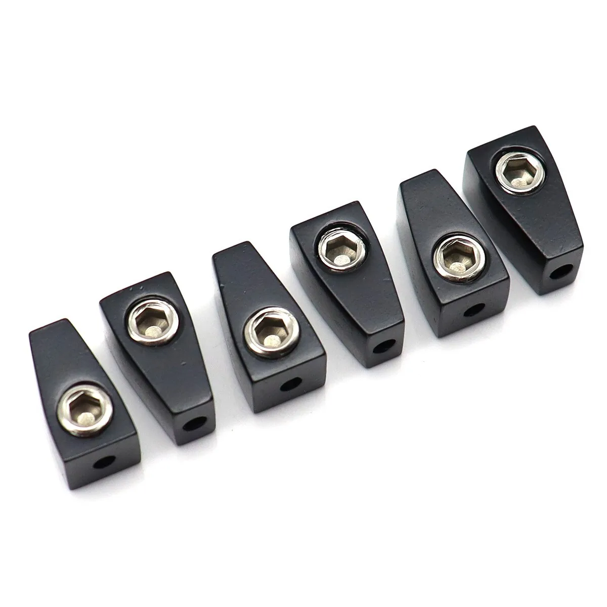 

Гайка для 6-струнной электрогитары без головы, однострунная гайка, индивидуальная гайка, черная