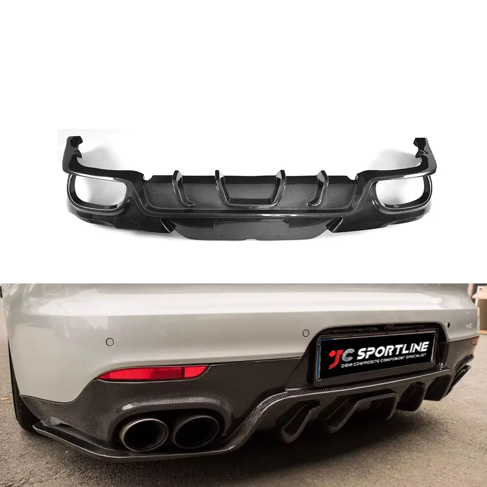 

Carbon Fiber Rear Bumper Car Diffuser for Porsche Panamera 970 GTS Turbo S 14-16