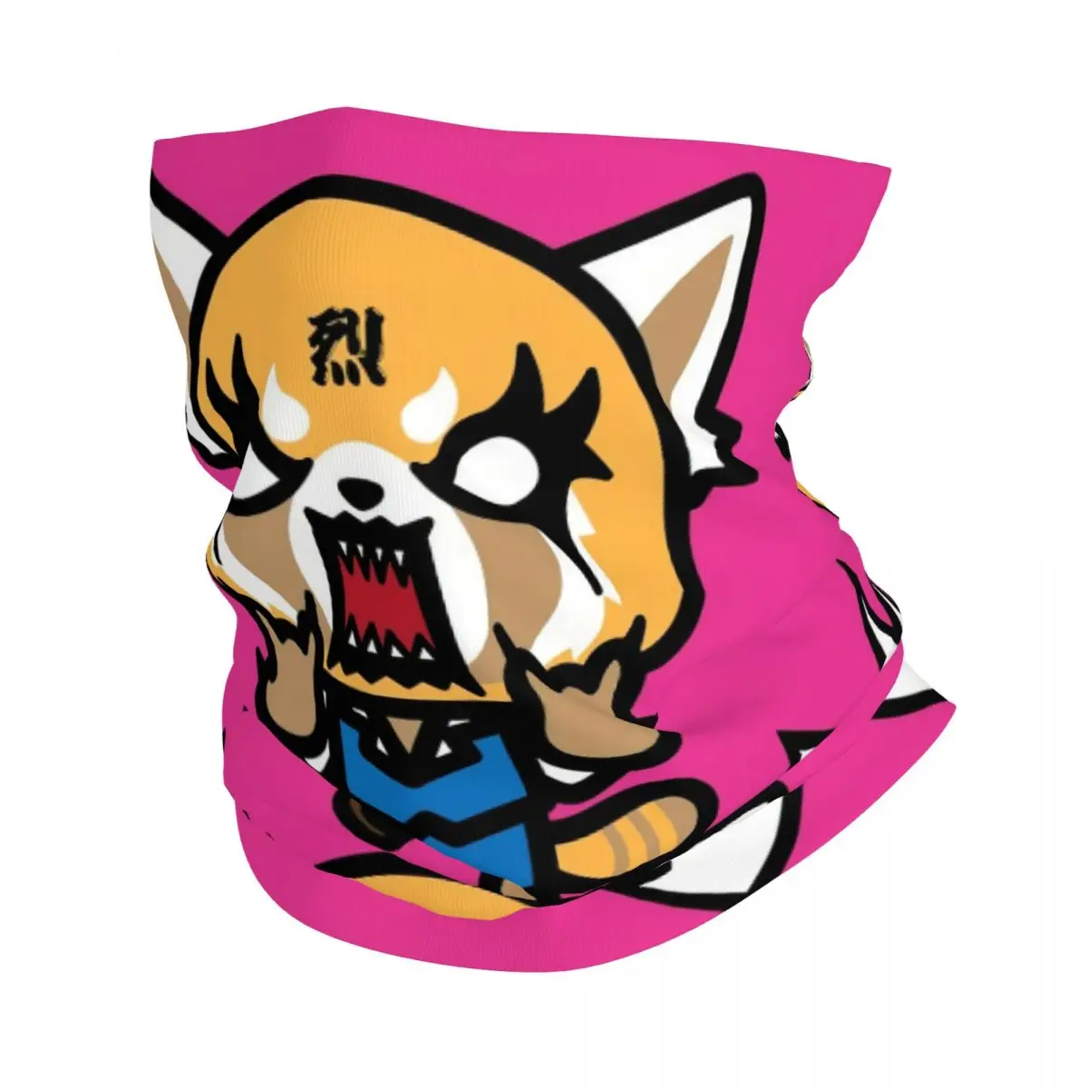 

Пользовательские японские мультфильмы Aggretsuko аниме бандана шеи гетры УФ-защита шарф для лица чехол для мужчин и женщин головной убор трубка Балаклава