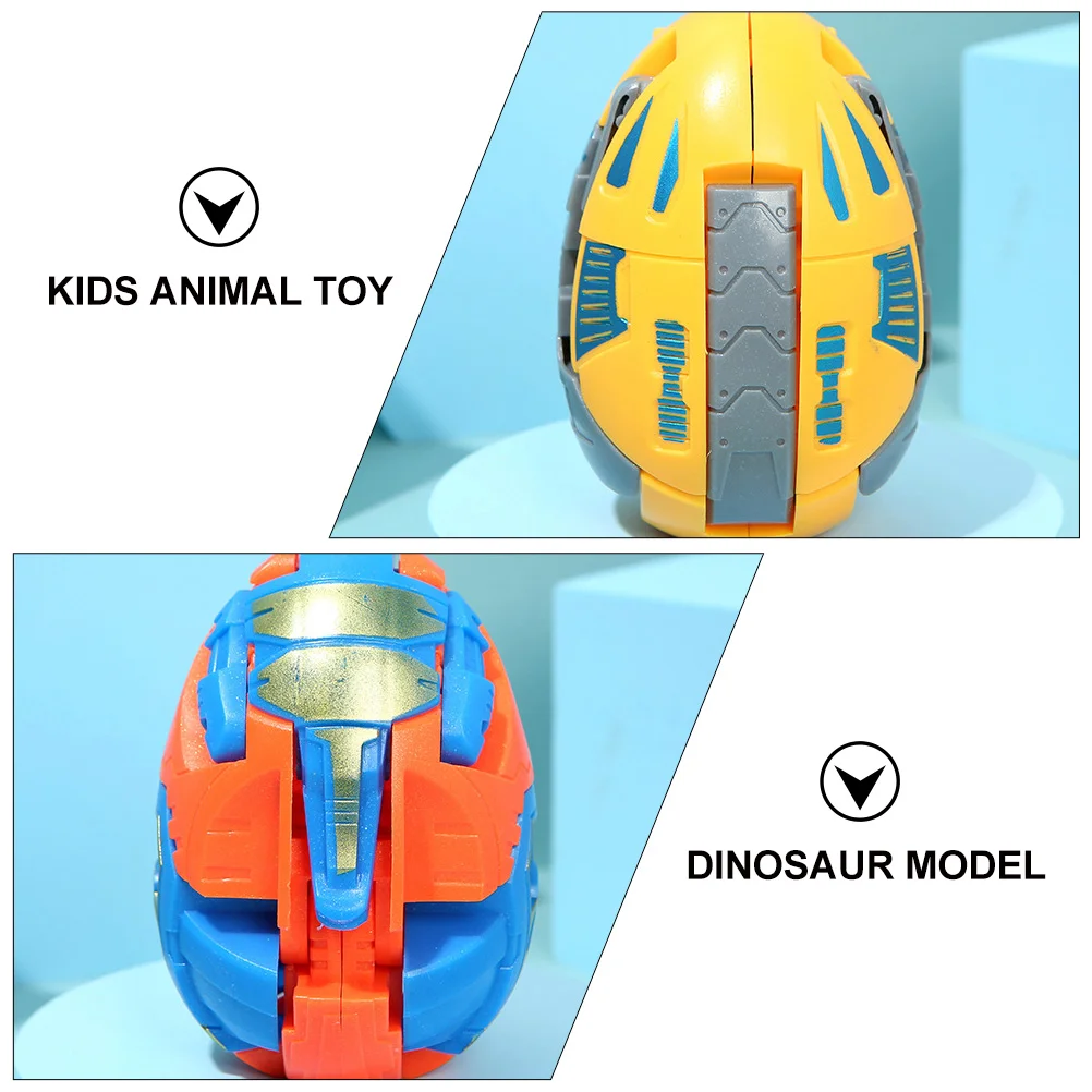 Prefilled Easter Egg Dinosaur Transforming Toy Hamper Lifelike Plastic Kids Toddler Robots