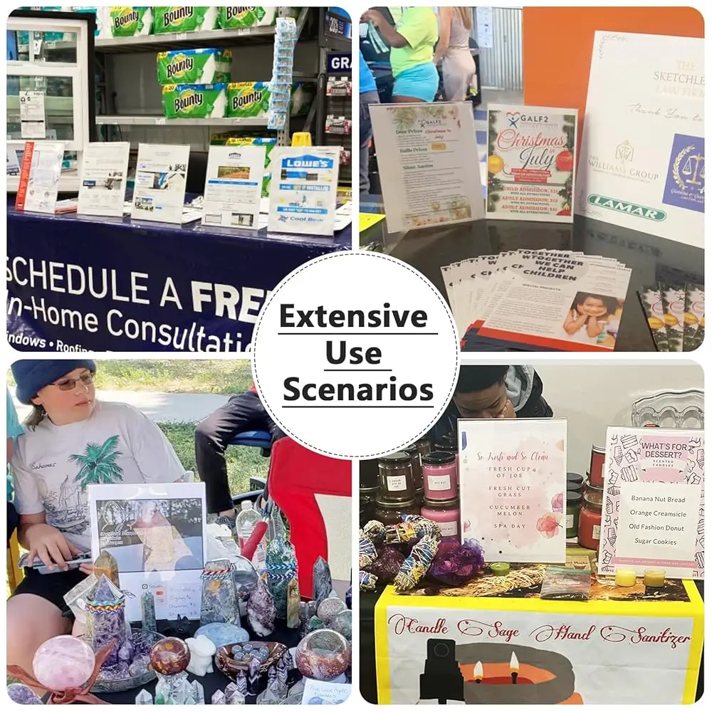 Tempat Tanda Akrilik 6 Pa 8.5X11, Tempat Kertas Plastik dengan Bagian Belakang Miring Vertikal, Gambar P Bingkai Tampilan Berdiri Flyer dan