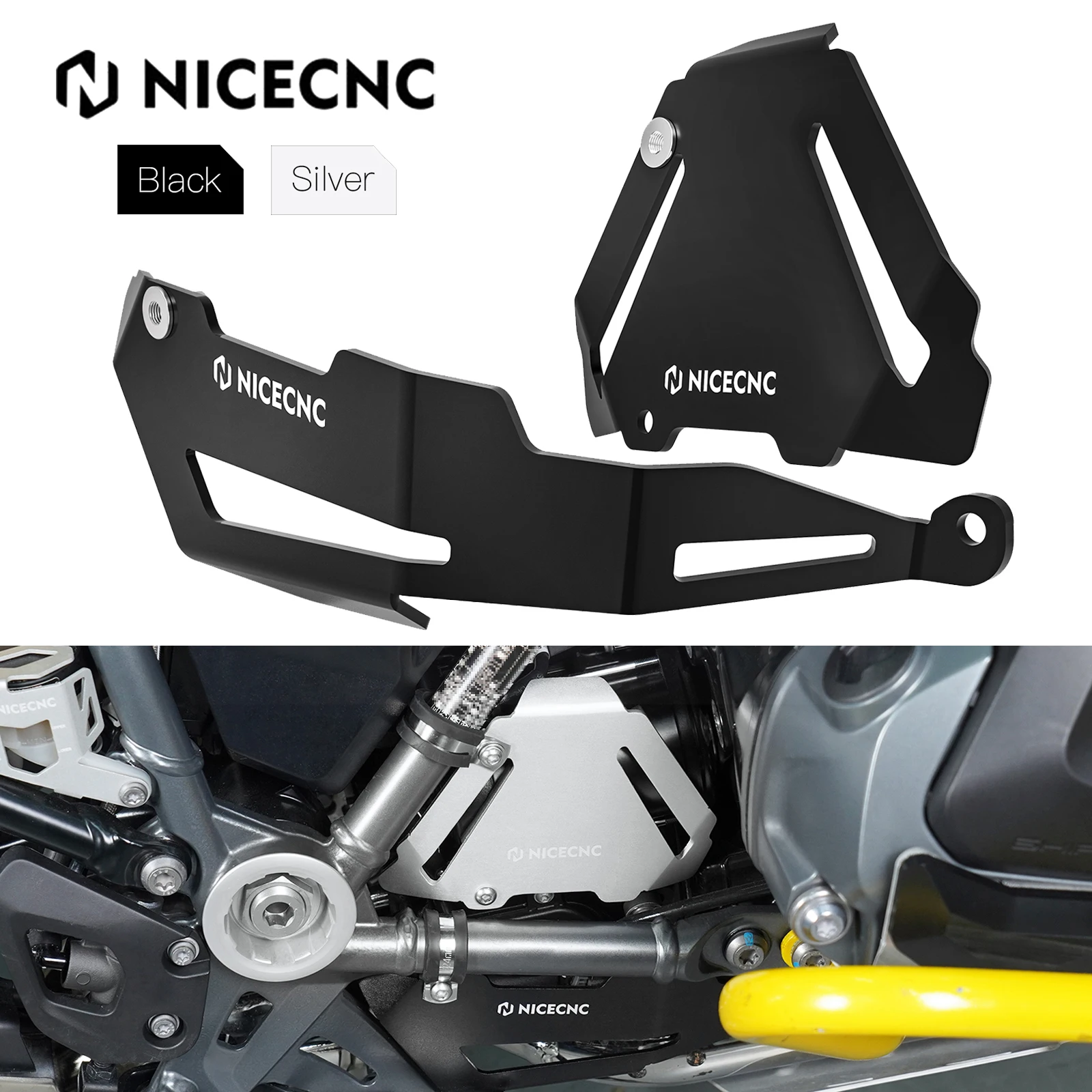 

For BMW R1250GS 2019-2023 R1200GS 2013-2018 Exhaust Flap Control Guard Starter Protector R1250GSA 2019-2024 R1200GSA 2014-2018