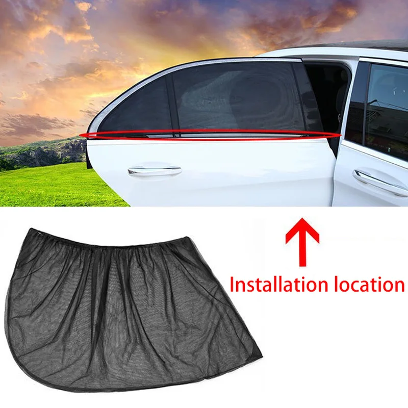 Universal Auto Styling Zubehör Sonne Seite Fenster Schatten Vorhang Heckscheibe Abdeckung UV-Schutz Sonnenschutz Visier Schild