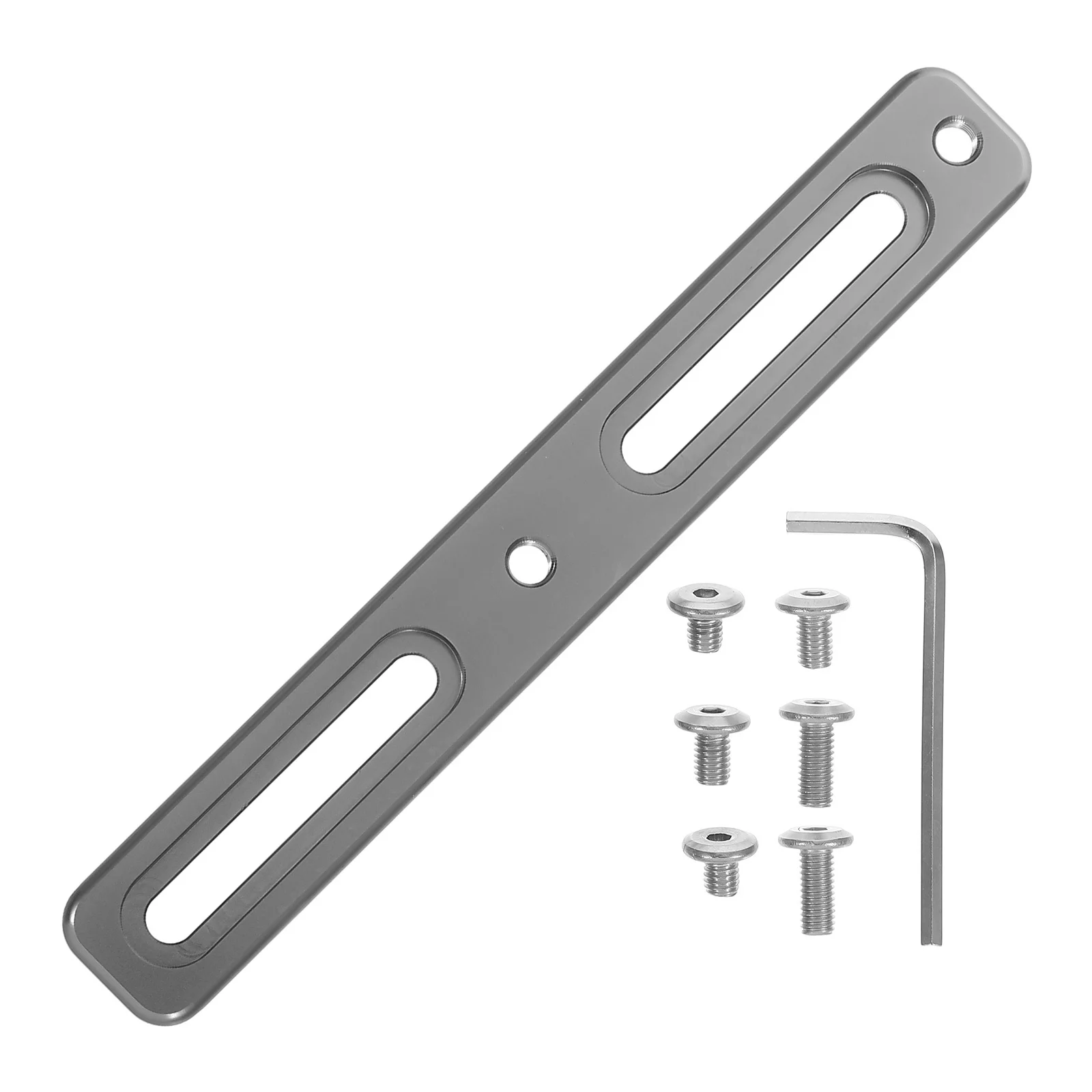 Aluminum Alloy Bike Bottle Cage Adapter 2 Slot Adjustable Position Bracket Mount for Road Mountain Bikes Water Bottle Bracket